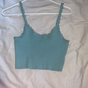 Pacsun cropped lace tank 🤍